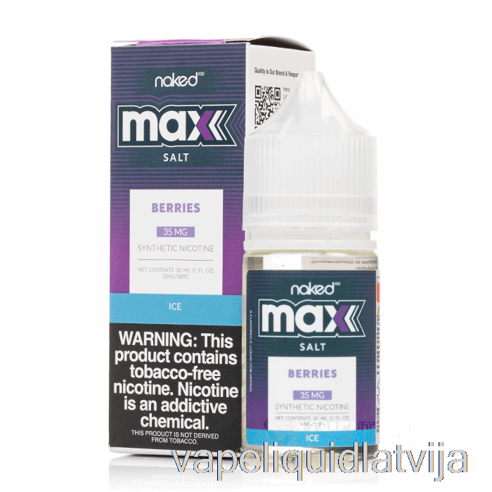 Ledus Ogas - Plika Max Sāls - 30ml 50mg Vape šķidrums